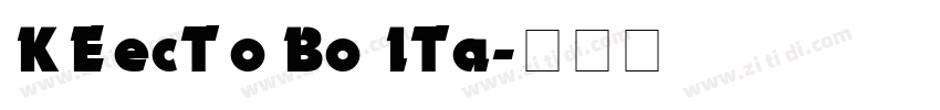 FK Electron Bold Ita字体转换